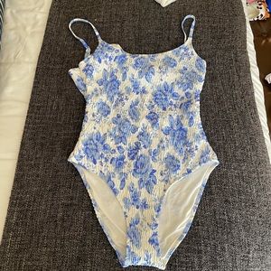 Aerie floral one piece swimsuit